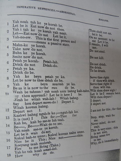 Dialect: Threlkeld c1827, Imperative sentences